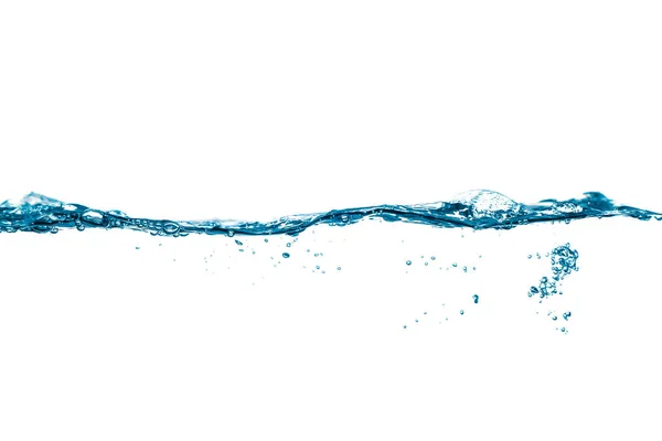 Bebida Água Água Onda Abstrata Isolada Sobre Fundo Branco — Fotografia de Stock