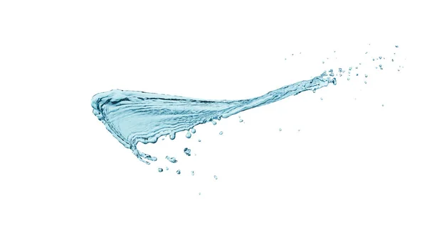 白を基調とした飲料水と抽象的な水のスプラッシュ — ストック写真