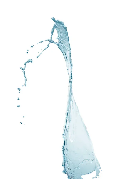 Drinking Water Abstract Water Splash Isolated White Background — Stock Photo, Image