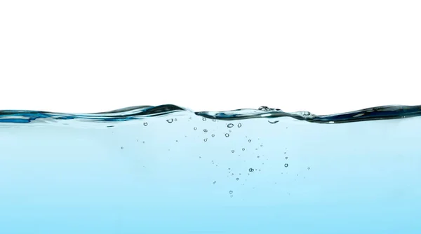 Хвиля Води Ізольована Білому Фоні — стокове фото