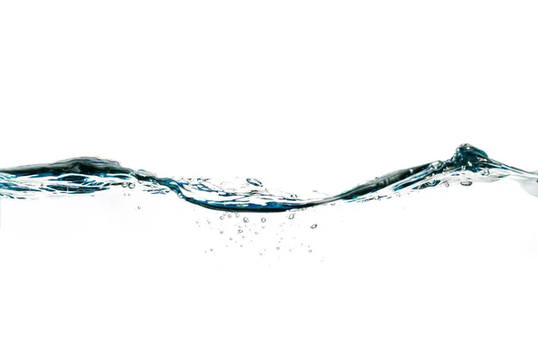 Αφηρημένο Κύμα Νερού Splash Απομονώνονται Λευκό Φόντο — Φωτογραφία Αρχείου