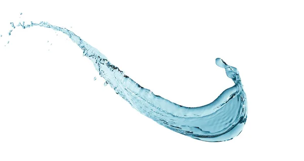 Форма Всплеска Воды Изолирована Белом Фоне — стоковое фото
