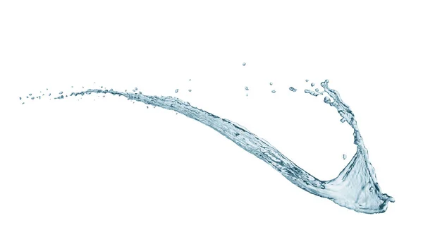 Drinking Water Abstract Water Splash Isolated White Background — Stock Photo, Image