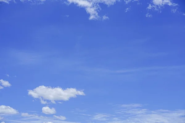 Heldere Lucht Blauwe Lucht Zomer Achtergrond — Stockfoto