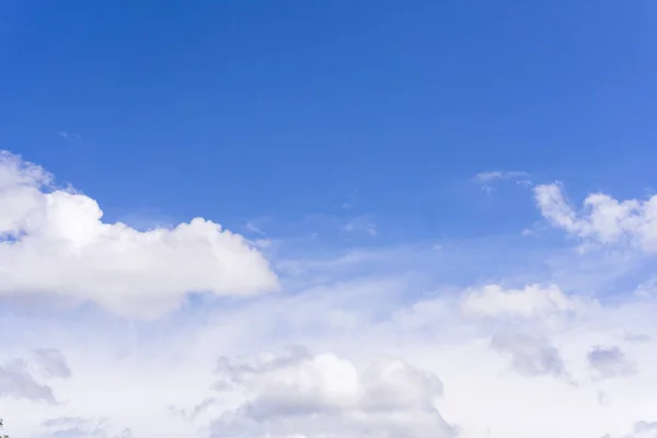 Blauwe Altocumulus Wolk Lucht Achtergrond Het Seizoen Zomer — Stockfoto