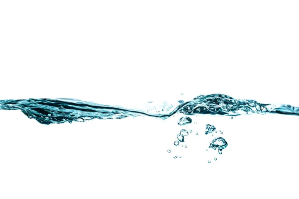 Water Splash Bubbles Isolated White Background — Stock Photo, Image
