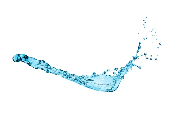 Blauw Water Waterplons Geïsoleerd Witte Achtergrond — Stockfoto