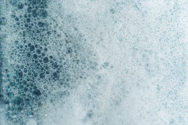 White Soap Foam Water Bubble Background — Stock Photo, Image