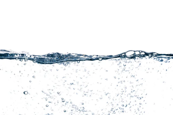 白い背景に隔離された水中の泡 — ストック写真