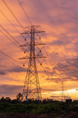 Siluet Yüksek voltajlı iletim, Güç Dağıtım Sistemi