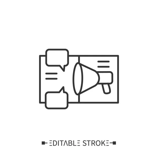 광고용 아이콘. 브랜드 프로모션 — 스톡 벡터