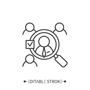 Sağlayıcı seçim satırı simgesi. Düzenlenebilir resimleme