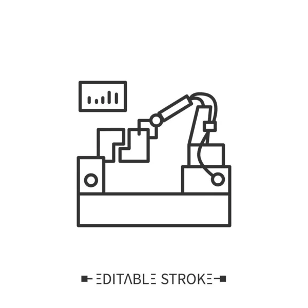 Icône de test d'assemblage.Illustration vectorielle modifiable — Image vectorielle