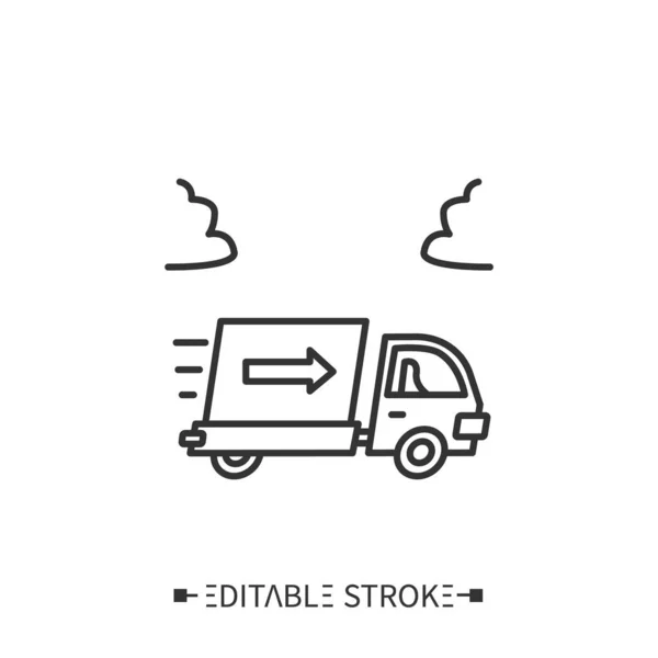 Scheepvaartmaatschappij pictogram. Bewerkbare vectorillustratie — Stockvector