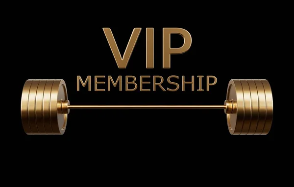 Siyah arka planda parlak altından yapılmış, stüdyo ışıklandırmalı halter. Lüks eşyalar. VIP üyelik programı, abonelik. Ağırlık kaldırıyorum. Spor teçhizatı 3D görüntüleyici