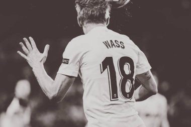 Valencia, İspanya - 21 Şubat: Uefa Avrupa Ligi sırasında Wass arasında Valencia Cf ve Celtic Fc Mestalla Stadı nda 21 Şubat 2019 Valencia, İspanya eşleme