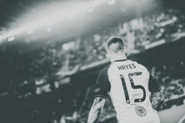 Valencia, İspanya - 21 Şubat: Hayes sırasında Uefa Avrupa Ligi maç Valencia Cf ve Celtic Fc Mestalla Stadı nda arasında 21 Şubat 2019 Valencia, İspanya