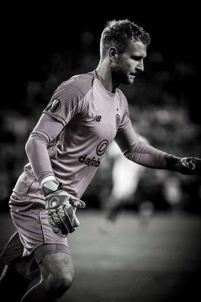 Valencia Spain February Scott Bain Uefa Europa League Match Valencia — Stock Photo, Image