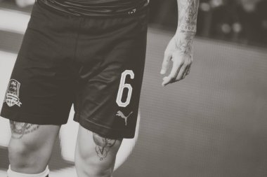 Valencia, İspanya - 7 Mart: Cristian Ramirez sırasında Uefa Avrupa Ligi maç Valencia Cf ve Fc Krasnodar Mestalla Stadı nda arasında 7 Mart 2019 Valencia, İspanya