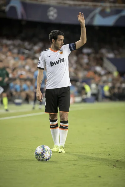 Valencia Spanien Oktober 2019 Parejo Uefa Champions League Match Mellan — Stockfoto