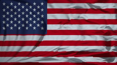 Amerika Birleşik Devletleri ulusal bayrağının kumaş dalgalı dokusu