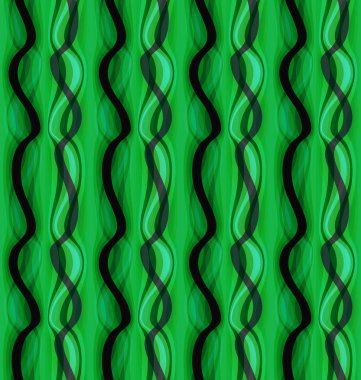 Özet satırları seamless modeli yeşil