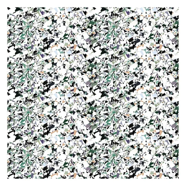 Αφηρημένο μοτίβο με παστέλ πολύχρωμα γκρι, γκρί, λευκά μικρά γεωμετρικά σχήματα. Το άπειρο γεωμετρικό. Απεικόνιση διανυσματικών φορέων. — Διανυσματικό Αρχείο
