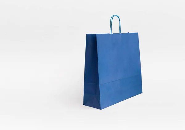 青い大きな紙袋 — ストック写真