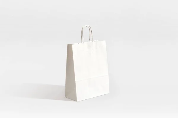 Mercato Eco Bolsa Papel Blanco — Foto de Stock