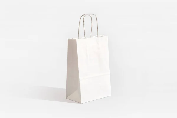 Mercato Eco Bolsa Papel Blanco — Foto de Stock