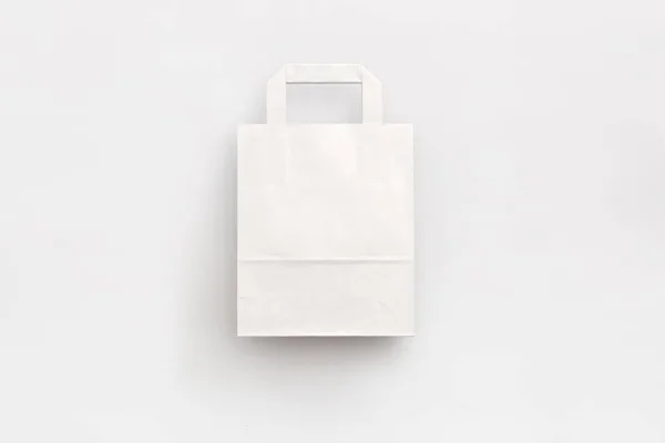 Mercato Eco Χάρτινη Σακούλα Λευκή — Φωτογραφία Αρχείου