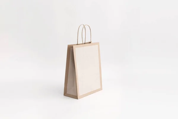 Mercato Eco Bolsa Papel Blanco —  Fotos de Stock