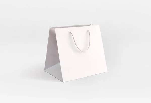 Mercato Eco Paper Bag White — Stock Photo, Image