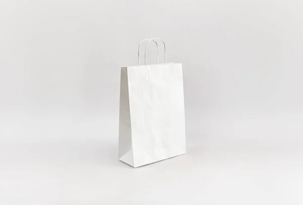 Sac Papier Écologique Mercato Blanc — Photo