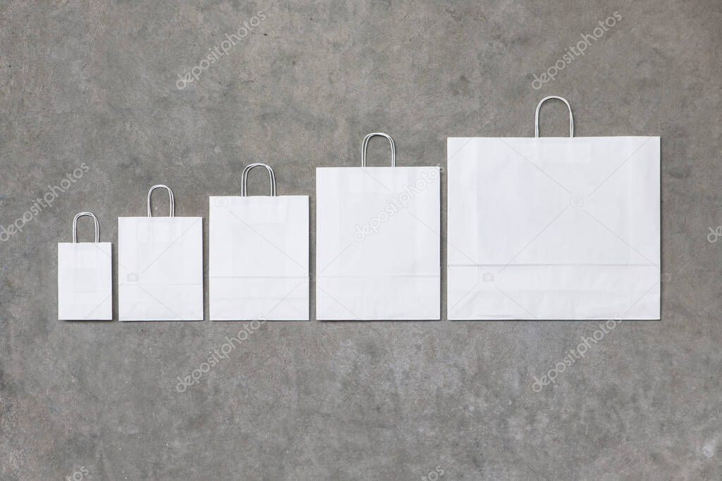 Mercato eco paper bag white