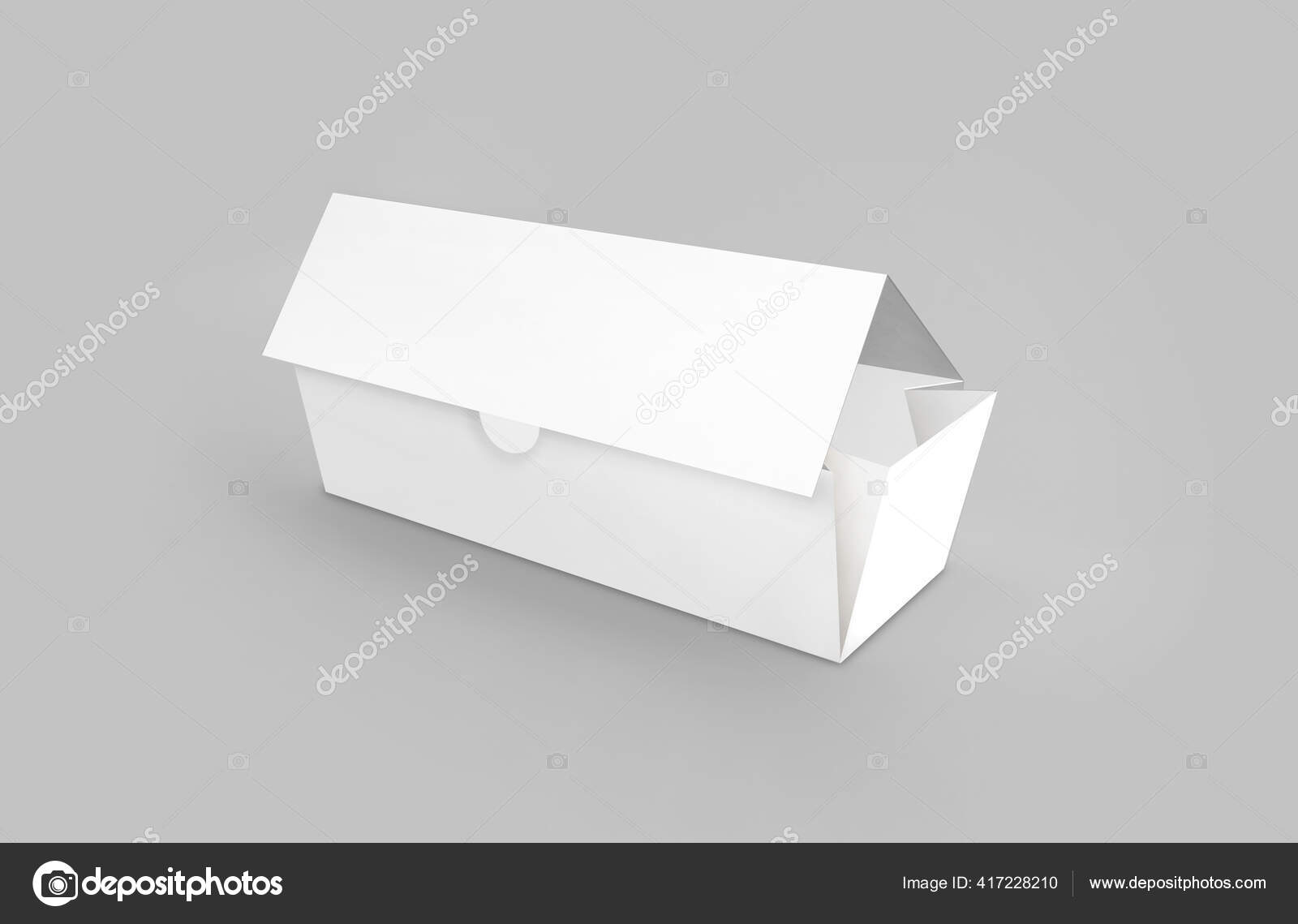 White Opening Rectangular Box — Stock Photo © Un-Branded #417228210
