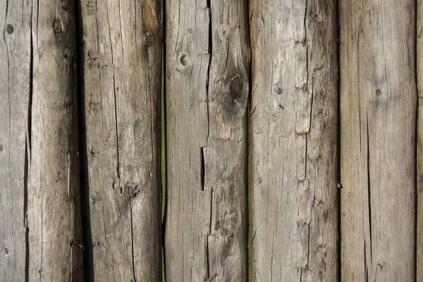 Textura Madeira Velha Cinzenta Rachada — Fotografia de Stock