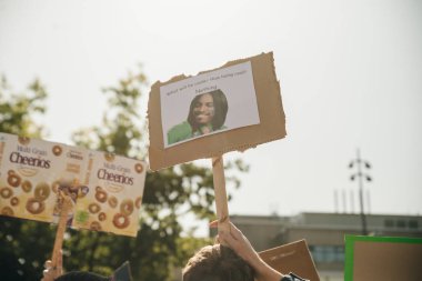 Kanada, Vancouver - 27 Eylül 2019 Ralli 'de grev