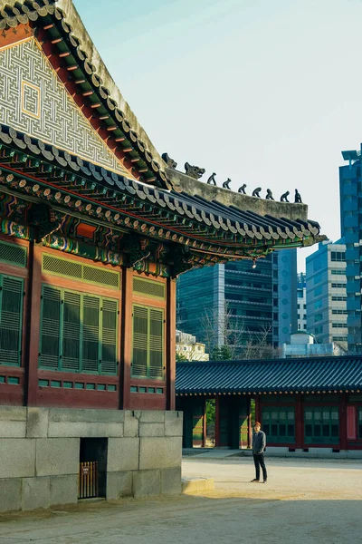 Сеул Южная Корея Сентябрь 2019 Зал Токхончжон Дворца Токсугун Сеуле — стоковое фото