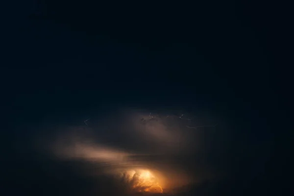 Relâmpago Caribe Coastin México Ilha Holbox — Fotografia de Stock