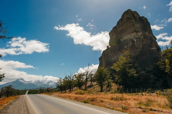 Route Dans Parc National Torres Del Paine Patagonie Argentine — Photo