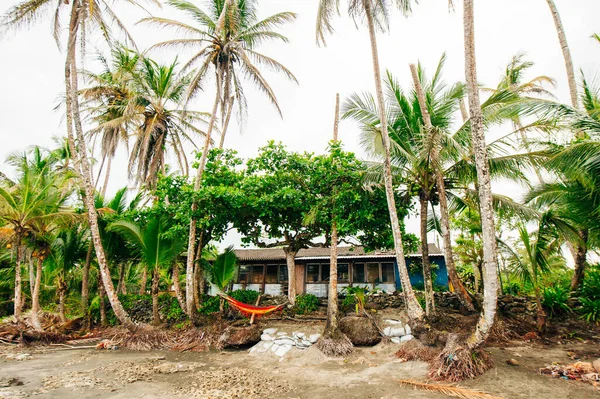 Playa Negra 'da tekneler, Puerto Viejo de Talamanca, Kosta Rika.