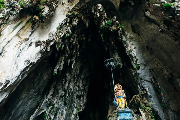 Batu Caves Statue Entrance Kuala Lumpur Malaysia — Stock Photo, Image