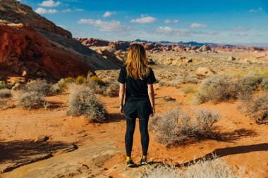 Yangın Kanyonu Silika Kubbesi 'nin panoramik görüntüsü..