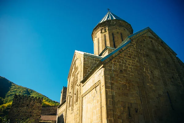 Gürcistan Askeri Yolu Gürcistan Eylül 2019 Ananuri Kalesi Aragvi Nehri — Stok fotoğraf