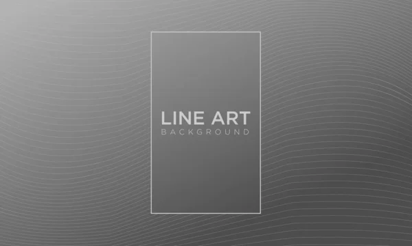 Шаблон Дизайну Фону Ландшафт Фонової Хвилі Лінії Мистецтва — стоковий вектор