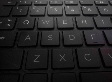 Dizüstü bilgisayardan klavye arkaplanı