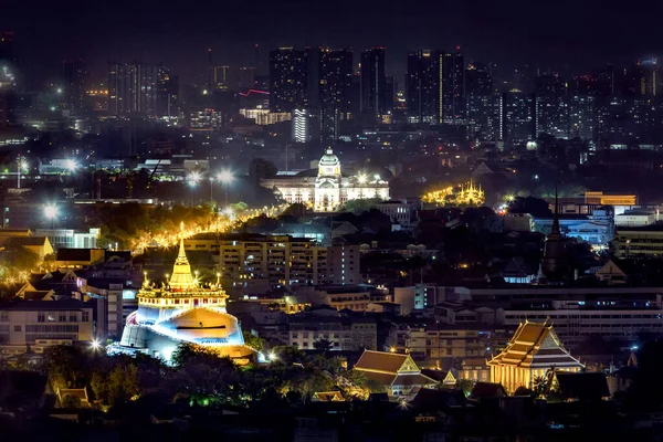 Stadtbild Thronsaal Ananta Samakhom Weißes Haus Und Goldener Berg Von — Stockfoto