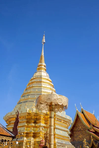 Wat Phra Doi Suthep Templo Budista Theravada Provincia Chiang Mai — Foto de Stock