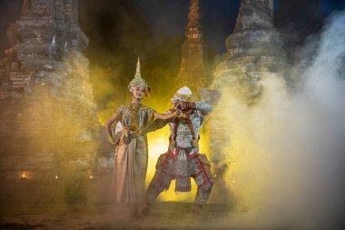 Tayland sanatının bir parçası olan Khon performansları